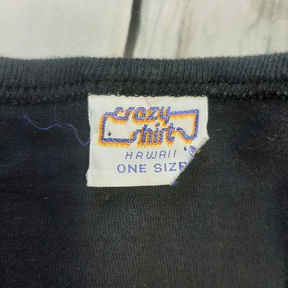 Crazy Shirt Hawaii single stich vintage T-Shirt. - Picture 7 of 9
